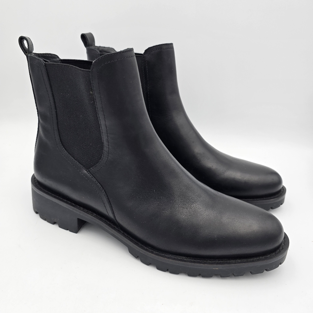 Sam Edelman Jazmine Chelsea Boots, Black Leather, Women's 8.5